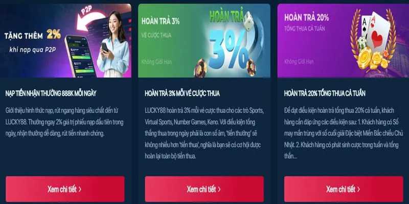 Ưu đãi nạp tiền hàng ngày cho người chơi PK8998